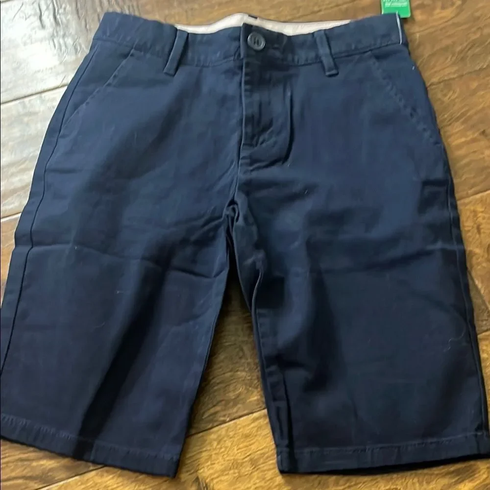 GAP Kids Navy Blue School Uniform Bermuda Shorts, size 14 Slim